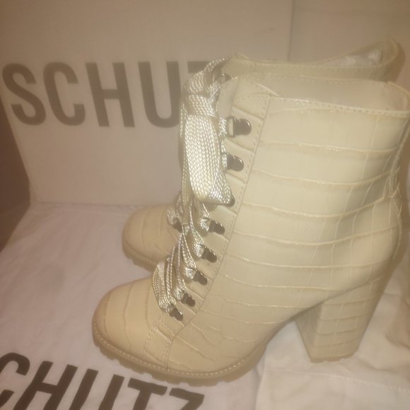 Schutz Boots - Zhara Bootie – Eggshell size 10.5 NWB - Picture 5 of 10